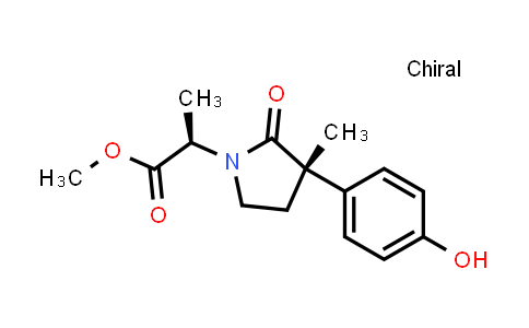 478911-32-9 | methyl (2R)-2-[(3S)-3-(4-hydroxyphenyl)-3-methyl-2-oxopyrrolidin-1-yl]propanoate