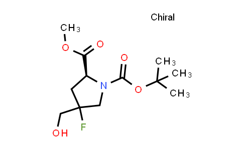 1701431-41-5 | O1-tert-butyl O2-methyl (2S)-4-fluoro-4-(hydroxymethyl)pyrrolidine-1,2-dicarboxylate
