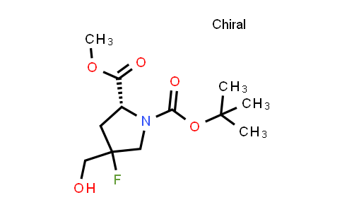 2940934-06-3 | O1-tert-butyl O2-methyl (2R)-4-fluoro-4-(hydroxymethyl)pyrrolidine-1,2-dicarboxylate