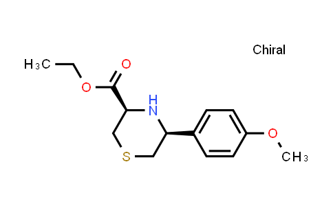 1452829-44-5 | ethyl cis-5-(4-methoxyphenyl)thiomorpholine-3-carboxylate