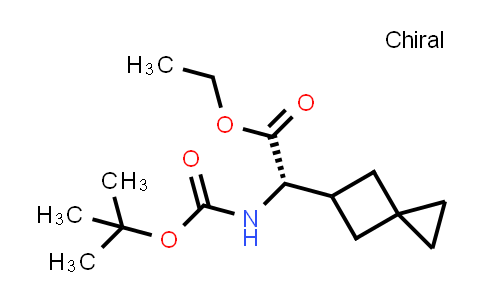2755148-07-1 | ethyl (2S)-2-(tert-butoxycarbonylamino)-2-spiro[2.3]hexan-5-yl-acetate