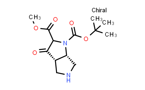MC850487 | 2940933-11-7 | O1-tert-butyl O2-methyl cis-3-oxo-2,3a,4,5,6,6a-hexahydropyrrolo[3,4-b]pyrrole-1,2-dicarboxylate