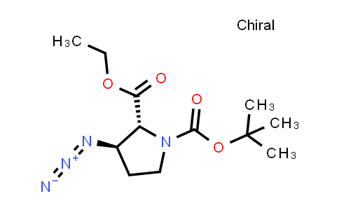 267230-36-4 | O1-tert-butyl O2-ethyl (2R,3R)-3-azidopyrrolidine-1,2-dicarboxylate