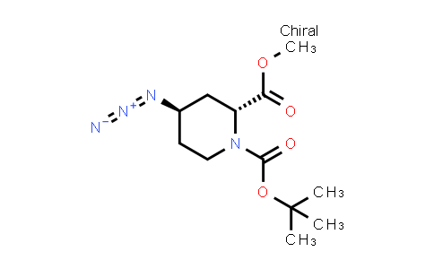 1696412-44-8 | O1-tert-butyl O2-methyl trans-4-azidopiperidine-1,2-dicarboxylate