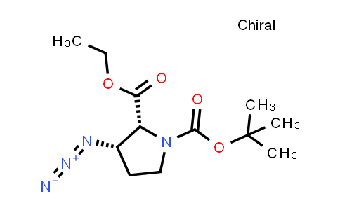 1821015-63-7 | O1-tert-butyl O2-ethyl (2R,3S)-3-azidopyrrolidine-1,2-dicarboxylate