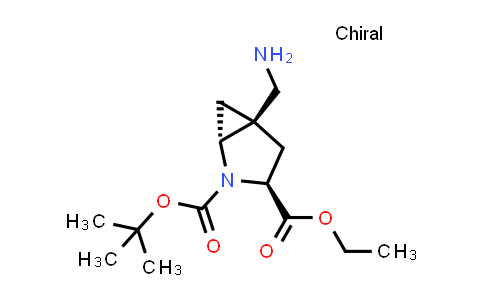 2243629-02-7 | O2-tert-butyl O3-ethyl (1R,3S,5R)-5-(aminomethyl)-2-azabicyclo[3.1.0]hexane-2,3-dicarboxylate