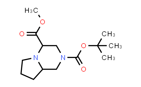 2384651-54-9 | O2-tert-butyl O4-methyl 3,4,6,7,8,8a-hexahydro-1H-pyrrolo[1,2-a]pyrazine-2,4-dicarboxylate