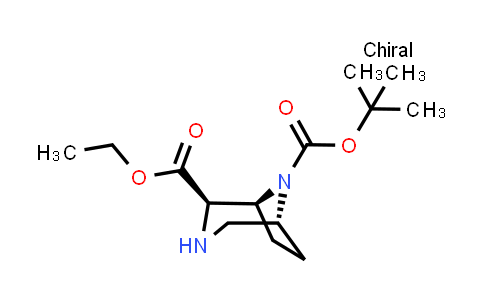2940856-93-7 | O8-tert-butyl O2-ethyl (1S,2R,5R)-3,8-diazabicyclo[3.2.1]octane-2,8-dicarboxylate