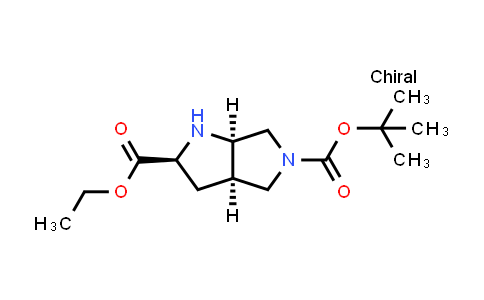 1273564-13-8 | O5-tert-butyl O2-ethyl rel-(2S,3aR,6aR)-2,3,3a,4,6,6a-hexahydro-1H-pyrrolo[3,4-b]pyrrole-2,5-dicarboxylate