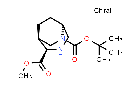 CAS No. 2940873-84-5, O6-tert-butyl O2-methyl (1S,2R,5S)-3,6-diazabicyclo[3.2.2]nonane-2,6-dicarboxylate