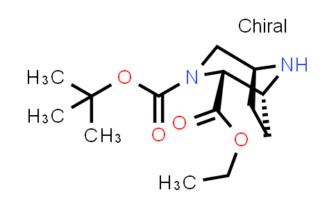 2376316-81-1 | O3-tert-butyl O2-ethyl (1R,2R,5S)-3,8-diazabicyclo[3.2.1]octane-2,3-dicarboxylate