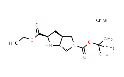 2704133-66-2 | O5-tert-butyl O2-ethyl rel-(2R,3aS,6aR)-2,3,3a,4,6,6a-hexahydro-1H-pyrrolo[2,3-c]pyrrole-2,5-dicarboxylate