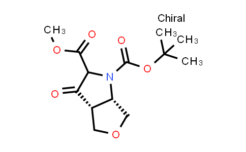 CAS No. 2940933-13-9, O1-tert-butyl O2-methyl cis-3-oxo-3a,4,6,6a-tetrahydro-2H-furo[3,4-b]pyrrole-1,2-dicarboxylate