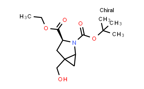 CAS No. 2243493-20-9, O2-tert-butyl O3-ethyl (3S)-5-(hydroxymethyl)-2-azabicyclo[3.1.0]hexane-2,3-dicarboxylate