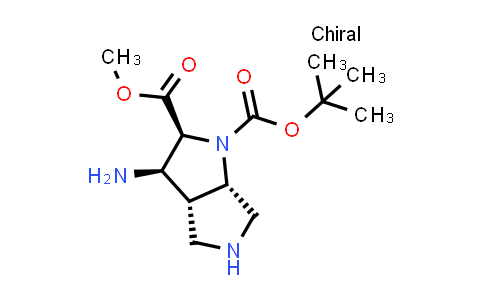 2940861-91-4 | O1-tert-butyl O2-methyl (2S,3R,3aR,6aS)-3-amino-3,3a,4,5,6,6a-hexahydro-2H-pyrrolo[3,4-b]pyrrole-1,2-dicarboxylate
