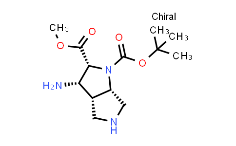 2940875-68-1 | O1-tert-butyl O2-methyl (2R,3S,3aR,6aS)-3-amino-3,3a,4,5,6,6a-hexahydro-2H-pyrrolo[3,4-b]pyrrole-1,2-dicarboxylate