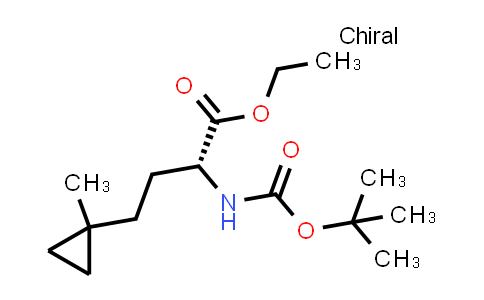 2940866-93-1 | ethyl (2R)-2-(tert-butoxycarbonylamino)-4-(1-methylcyclopropyl)butanoate