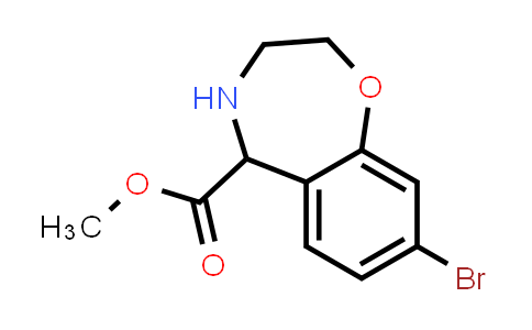 2445784-11-0 | methyl 8-bromo-2,3,4,5-tetrahydro-1,4-benzoxazepine-5-carboxylate