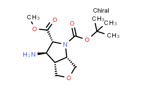 2940859-87-8 | O1-tert-butyl O2-methyl (2R,3R,3aR,6aS)-3-amino-2,3,3a,4,6,6a-hexahydrofuro[3,4-b]pyrrole-1,2-dicarboxylate