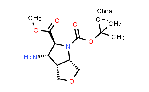 2940861-78-7 | O1-tert-butyl O2-methyl (2S,3S,3aR,6aS)-3-amino-2,3,3a,4,6,6a-hexahydrofuro[3,4-b]pyrrole-1,2-dicarboxylate