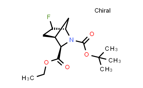 2382799-39-3 | O2-tert-butyl O3-ethyl (1S,3R,4R)-6-fluoro-2-azabicyclo[2.2.1]heptane-2,3-dicarboxylate