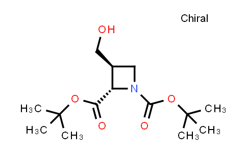 2940874-38-2 | ditert-butyl (2S,3S)-3-(hydroxymethyl)azetidine-1,2-dicarboxylate