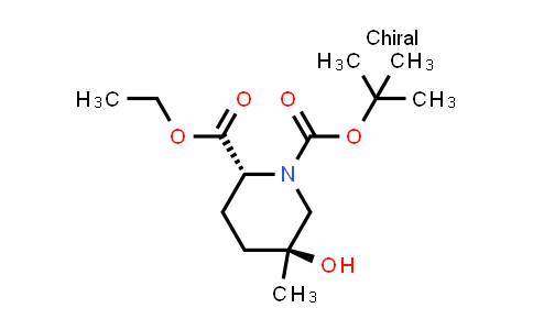 2702432-39-9 | O1-tert-butyl O2-ethyl trans-5-hydroxy-5-methyl-piperidine-1,2-dicarboxylate
