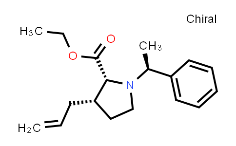 MC850594 | 2437328-05-5 | ethyl (2R,3S)-3-allyl-1-[(1S)-1-phenylethyl]pyrrolidine-2-carboxylate