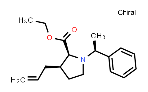 2437328-02-2 | ethyl (2S,3R)-3-allyl-1-[(1S)-1-phenylethyl]pyrrolidine-2-carboxylate