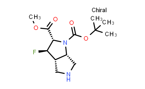 2940879-82-1 | O1-tert-butyl O2-methyl (2S,3R,3aS,6aS)-3-fluoro-3,3a,4,5,6,6a-hexahydro-2H-pyrrolo[3,4-b]pyrrole-1,2-dicarboxylate