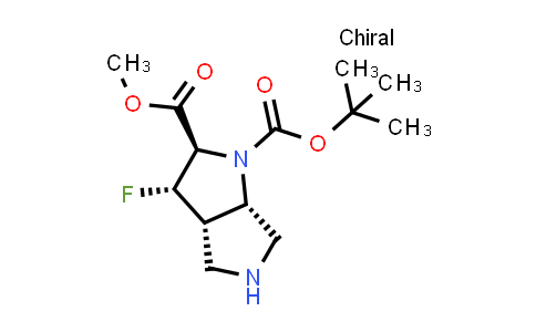 2940871-37-2 | O1-tert-butyl O2-methyl (2R,3S,3aS,6aS)-3-fluoro-3,3a,4,5,6,6a-hexahydro-2H-pyrrolo[3,4-b]pyrrole-1,2-dicarboxylate