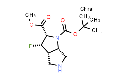DY850601 | 2940859-67-4 | O1-tert-butyl O2-methyl (2S,3S,3aS,6aS)-3-fluoro-3,3a,4,5,6,6a-hexahydro-2H-pyrrolo[3,4-b]pyrrole-1,2-dicarboxylate