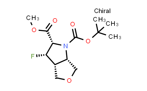 2940873-97-0 | O1-tert-butyl O2-methyl (2S,3S,3aR,6aS)-3-fluoro-2,3,3a,4,6,6a-hexahydrofuro[3,4-b]pyrrole-1,2-dicarboxylate