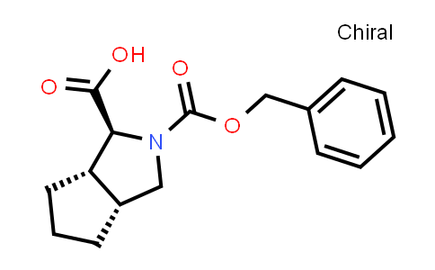 956332-61-9 | (3S,3aS,6aR)-2-benzyloxycarbonyl-3,3a,4,5,6,6a-hexahydro-1H-cyclopenta[c]pyrrole-3-carboxylic acid