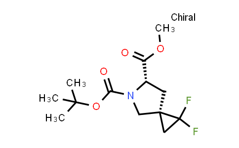 2820537-29-7 | O5-tert-butyl O6-methyl (3S,6S)-2,2-difluoro-5-azaspiro[2.4]heptane-5,6-dicarboxylate