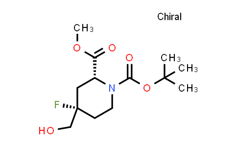 2940869-37-2 | O1-tert-butyl O2-methyl (2R,4S)-4-fluoro-4-(hydroxymethyl)piperidine-1,2-dicarboxylate