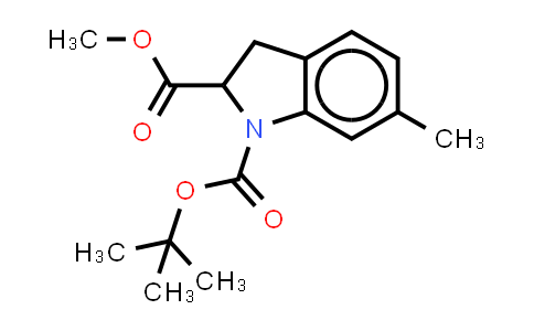 2764663-90-1 | O1-tert-butyl O2-methyl 6-methylindoline-1,2-dicarboxylate