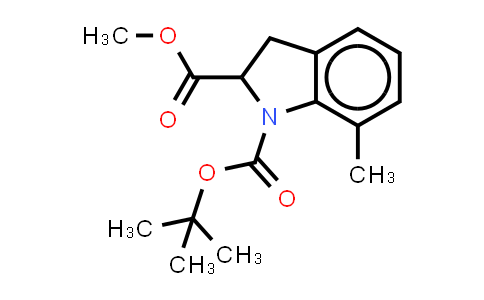 2764663-92-3 | O1-tert-butyl O2-methyl 7-methylindoline-1,2-dicarboxylate