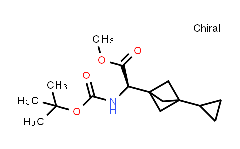2940874-02-0 | methyl (2R)-2-(tert-butoxycarbonylamino)-2-(3-cyclopropyl-1-bicyclo[1.1.1]pentanyl)acetate