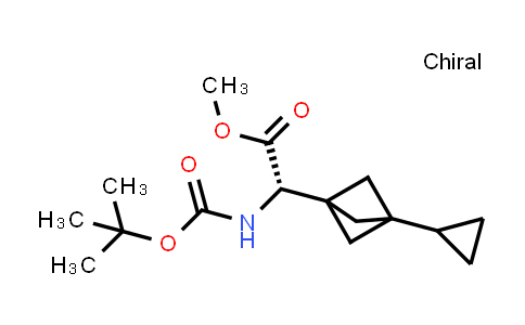 2940859-79-8 | methyl (2S)-2-(tert-butoxycarbonylamino)-2-(3-cyclopropyl-1-bicyclo[1.1.1]pentanyl)acetate