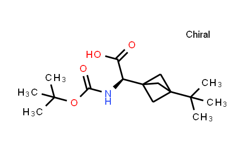 MC850695 | 2940868-37-9 | (2R)-2-(tert-butoxycarbonylamino)-2-(3-tert-butyl-1-bicyclo[1.1.1]pentanyl)acetic acid