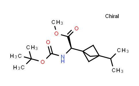 2940861-23-2 | methyl (2R)-2-(tert-butoxycarbonylamino)-2-(3-isopropyl-1-bicyclo[1.1.1]pentanyl)acetate