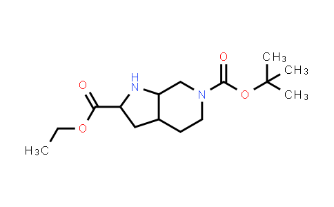 2103427-65-0 | O6-tert-butyl O2-ethyl 1,2,3,3a,4,5,7,7a-octahydropyrrolo[2,3-c]pyridine-2,6-dicarboxylate