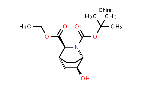 2398472-42-7 | O2-tert-butyl O3-ethyl (1S,3S,4R,6S)-6-hydroxy-2-azabicyclo[2.2.2]octane-2,3-dicarboxylate
