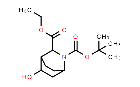 CAS No. 1822563-70-1, O2-tert-butyl O3-ethyl 5-hydroxy-2-azabicyclo[2.2.2]octane-2,3-dicarboxylate