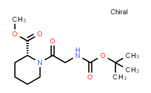 2920220-04-6 | methyl (2R)-1-[2-(tert-butoxycarbonylamino)acetyl]piperidine-2-carboxylate