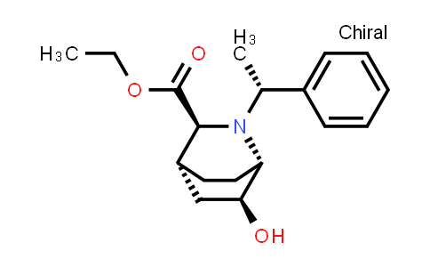 2376997-72-5 | ethyl (1S,3S,4R,6S)-6-hydroxy-2-[(1R)-1-phenylethyl]-2-azabicyclo[2.2.2]octane-3-carboxylate