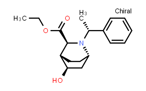 851389-21-4 | ethyl (1S,3S,4S,5R)-5-hydroxy-2-[(1R)-1-phenylethyl]-2-azabicyclo[2.2.2]octane-3-carboxylate