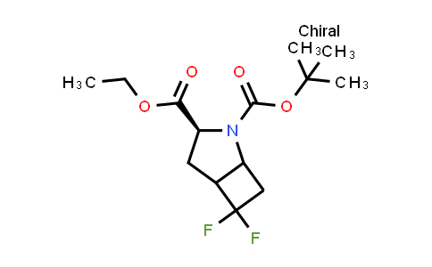 DY850740 | 1091626-39-9 | O2-tert-butyl O3-ethyl (3S)-6,6-difluoro-2-azabicyclo[3.2.0]heptane-2,3-dicarboxylate