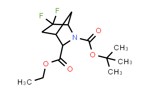 1822525-80-3 | O2-tert-butyl O3-ethyl 6,6-difluoro-2-azabicyclo[2.2.1]heptane-2,3-dicarboxylate